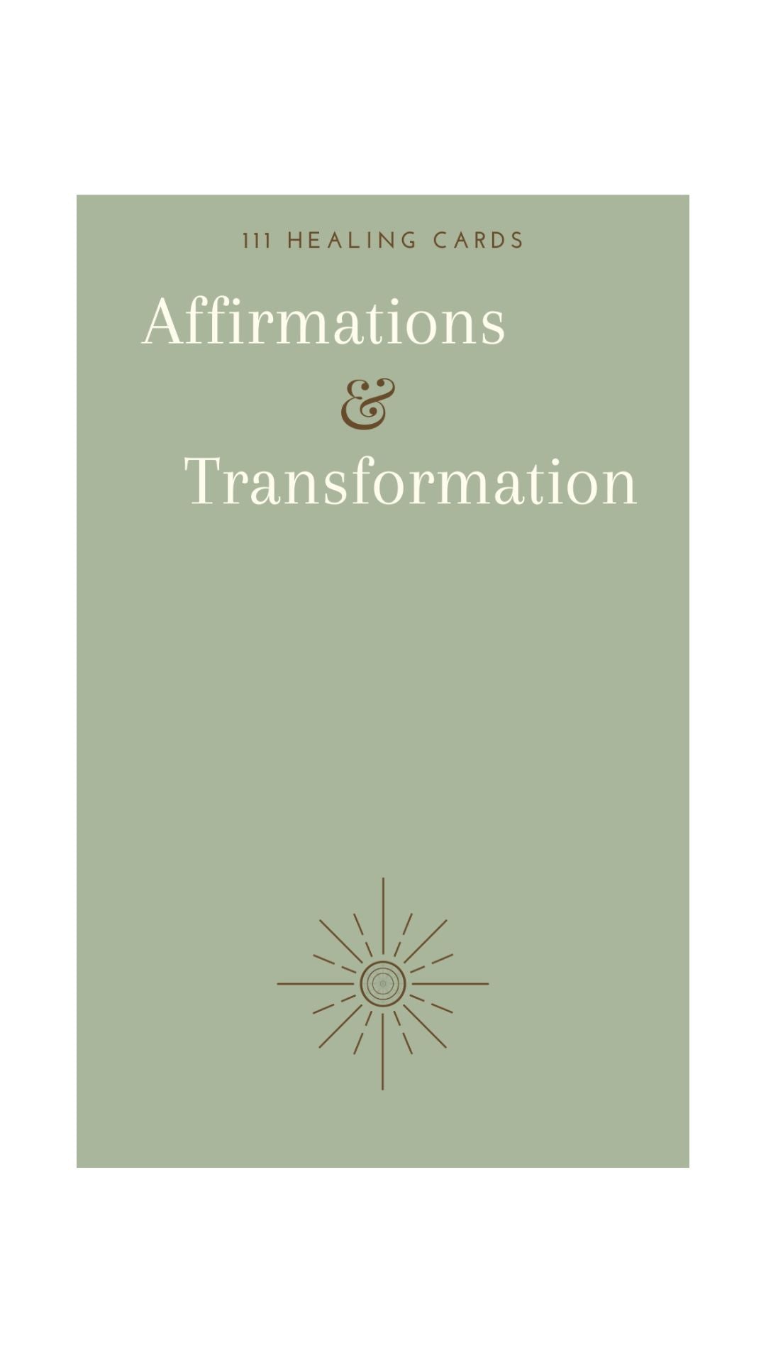 111 AFFIRMATION CARDS